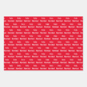 キュートクリスマスアクソロテカスタムル ラッピングペーパーシート (正面2)