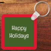 キュートクリスマスアクソロトルカスタム両面 キーホルダー (裏面)