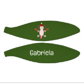 キュートクリスマスアクソロトル名前をカスタムする ミニバスケットボール (パネル)