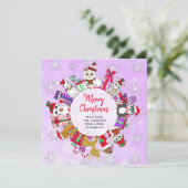 キュートクリスマスアニマルフェスティバルカスタム カード (スタンド正面)