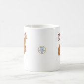 キュートクリスマスアルパカパーソナライズされたアニマルホリデー マグカップ (中央)