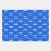 キュートクリスマスウォラスとスノーフレークカスタムー ラッピングペーパーシート (正面2)