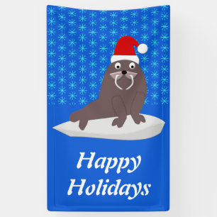キュートクリスマスウォラスとスノーフレークカスタムー 横断幕
