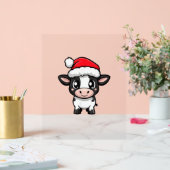 キュートクリスマスカウズクリスマス漫画 アクリルサイン (ウェディング)