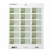 キュートクリスマスカップケーキ住所 シール (フルシート)