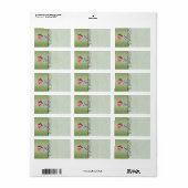 キュートクリスマスカップケーキ住所 シール (フルシート)