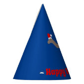 キュートクリスマスカメルカスタム パーティーハット (左)