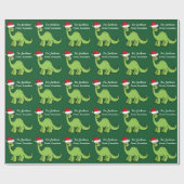 キュートクリスマスキッズドノサンタカスタムー ラッピングペーパー (フラット)