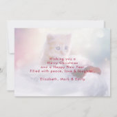 キュートクリスマスキットンフェスティバルホリデイ サンキューカード (裏面)