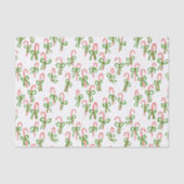 キュートクリスマスキャンディキャンズクリスマスホリデーギフト 薄葉紙 (正面)