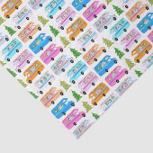 キュートクリスマスキャンパーヴィンテージモーターホームRVクリスマス 薄葉紙 (詳細)