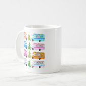 キュートクリスマスキャンパーヴィンテージRVモーターホーム コーヒーマグカップ (正面左)