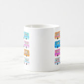 キュートクリスマスキャンパーヴィンテージRVモーターホーム コーヒーマグカップ (中央)