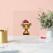 キュートクリスマスキリンクリスマス漫画 アクリルサイン (ウェディング)