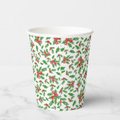 キュートクリスマスクッキー交換パーティー名前をカスタムする 紙コップ (右)