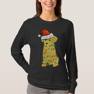 キュートクリスマスゴールデンレトリバーパピー Tシャツ