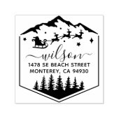 キュートクリスマスサンクロースリターン セルフインキングスタンプ (デザイン)