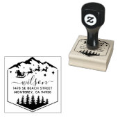 キュートクリスマスサンクロースリターン ラバースタンプ (押印)