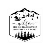 キュートクリスマスサンクロースリターン ラバースタンプ (インプリント)