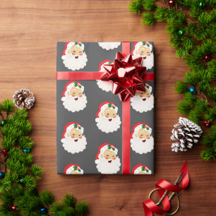 キュートクリスマスサンタクロース包装紙 ラッピングペーパー