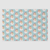 キュートクリスマスサンタクロース包装紙 薄葉紙 (正面)