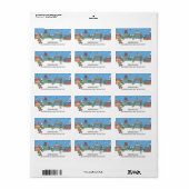 キュートクリスマスタウン住所 シール (フルシート)