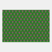 キュートクリスマスターキーカスタム ラッピングペーパーシート (正面3)