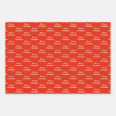 キュートクリスマスターキーカスタム ラッピングペーパーシート (正面2)