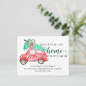 キュートクリスマスツリーカーホリディムービング 案内ポストカード (スタンド正面)