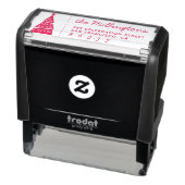 キュートクリスマスツリー名スクリプト差出人住所 セルフインキングスタンプ (商品)