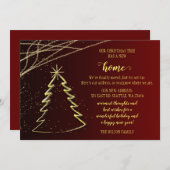 キュートクリスマスツリー引っ越しましたホリデームービング (正面/裏面)