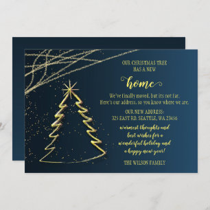 キュートクリスマスツリー引っ越しましたホリデームービング