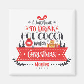 キュートクリスマステーマホリデイ マグネット (正面)