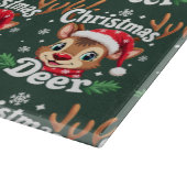 キュートクリスマスディアーイラストレーション カッティングボード (角)