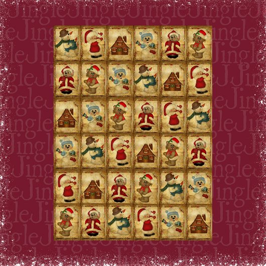 キュートクリスマスデカップージティッシュペーパー 薄葉紙