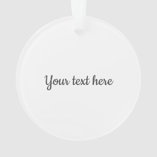 キュートクリスマストッツ氷スケートで滑るアクリルオーナメント オーナメント (裏面)