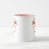 キュートクリスマストナディア顔ホリデーマグ マグカップ (中央)