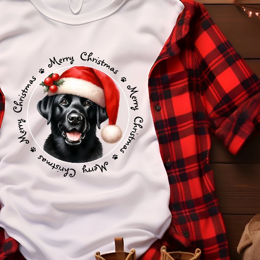 キュートクリスマスドッグフェスティバルラブラドールレトリバー Tシャツ