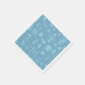 キュートクリスマスドードルスケッチイラストレーション | スタンダードカクテルナプキン (角)