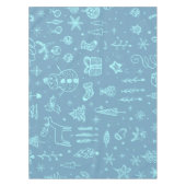 キュートクリスマスドードルスケッチイラストレーション | テーブルクロス (正面)