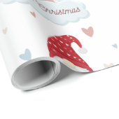 キュートクリスマスノルディック格言（虹） ラッピングペーパー (ロールコーナー)