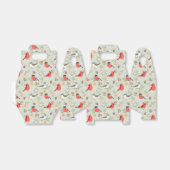 キュートクリスマスバードパターンホリデーデザイン フェイバーボックス (折り畳みなし)