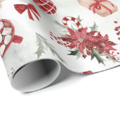 キュートクリスマスビレッジ ラッピングペーパー (ロールコーナー)