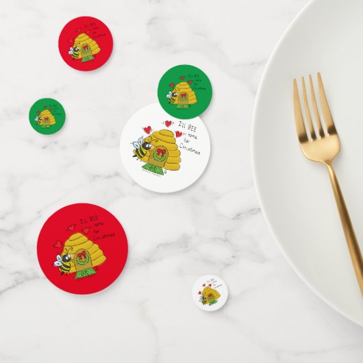 キュートクリスマスビーおもしろいホリデーマンガ コンフェッティ (グループ)