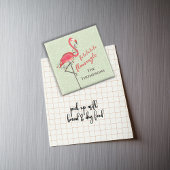 キュートクリスマスビーチフラミンゴカスタム マグネット