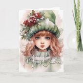 キュートクリスマスピクシー カード (正面)