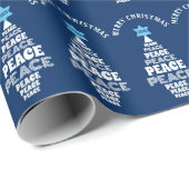 キュートクリスマスピースカスタムツリー年青 ラッピングペーパー (ロールコーナー)