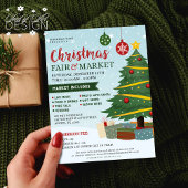 キュートクリスマスフェア&マーケットホリデイイベント チラシ