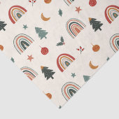キュートクリスマスフェスティバルレインボーズホリデーズパターン 薄葉紙 (詳細)