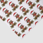 キュートクリスマスフクロウオンパインブランチティッシュペーパー 薄葉紙 (詳細)